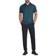 thumbnail image 2 of INSPIRE CHIC Camisas de Vestir de Manga Corta de Color Sólido con Cuello de Botón para Hombre S Verde Oscuro, 2 of 5
