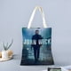 thumbnail image 2 of John Wick Bolso de tela con estampado de lienzo para mujer, bolsa de compras reutilizable y estética, con cremallera interior, regalo para mujer,40*45cm., 2 of 6