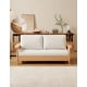 thumbnail image 2 of Sofa Cama 3 Cuerpo Con Alcenamiento 150cm Ancho Madera Hecho Balnco Liso, 2 of 8