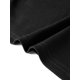thumbnail image 5 of INSPIRE CHIC Vestido sin mangas para mujer, elegante con cuello cuadrado, ajustado en la cintura, fruncido, bodycon, para fiesta de noche, midi, talla L, negro, 5 of 6