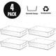 thumbnail image 4 of Contenedores de almacenamiento ShelfShaper de plástico transparente, 10.8 x 7.9 x 3.4 pulgadas (juego de 10), 4 of 7
