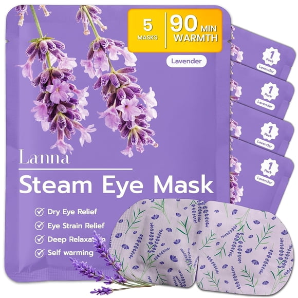 Mascarilla para ojos LANNA Lavanda 5 unidades 120 minutos
