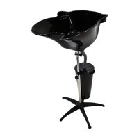 Ioensy - Tazón De Champú Portátil Con Manguera De Drenaje Para El Hogar Spa Salón De Belleza Barberías Con Cubo