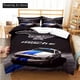 thumbnail image 1 of Fashion M-Mustang Car Pattern Bedding Set Boys Girls Duvet Cover Pillowcase Bed Adult Bedroom, 1 of 5
