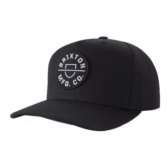 Gorra de béisbol Brixton Crest MP Snbk para hombre negra