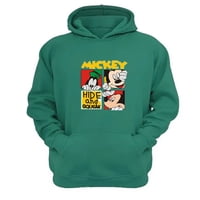 Genérico - Polerón Canguro Raton Verde Aguamarina Talla Xl Unisex