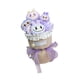 thumbnail image 2 of Ramo De Muñecos De Peluche, Bonito Regalo De Peluche Para El Día De La Madre, Aniversarios, Festivales, Violeta, 2 of 3
