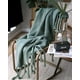 thumbnail image 4 of Manta Chenille Con Flecos De Soga Decorativa Para Cama O Sofa, 4 of 4