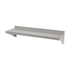 Inoxsteel - Repisa Mural Lisa 120X30 Cms Acero Inoxidable