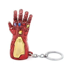 Total E-Commerce - Llavero Metalico Premium Guantalete Iron Man 8Cm