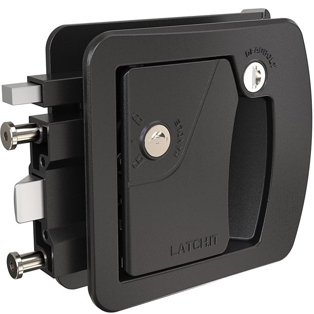 Cerradura de repuesto para puerta de autocaravana LATCH.IT, clase C, mecánica con llaves