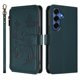 thumbnail image 2 of Funda Cartera Mariposa para [Samsung Galaxy S26 Plus] con Soporte y Cremallera Verde oscuro, 2 of 6