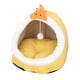 thumbnail image 4 of Cama Para Gatos, Nido Cálido, Caba?a Para Perros, Perrera, Almohadilla De Dormir De Felpa Suave, Amarillo S, 4 of 5