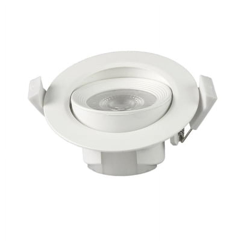 Hb Led - Foco Basculante Led Embutido Spot 6 ,5w 3000k Redondo Para Cielo
