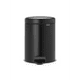 thumbnail image 1 of Basurero Pedal Newicon 5 Lt Matt Black, 1 of 3