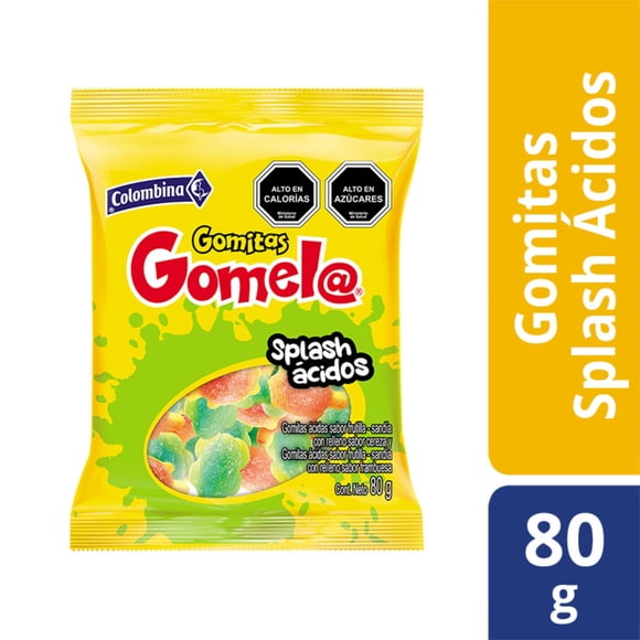 Gomitas Gomela Splash, 80 g
