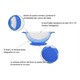thumbnail image 5 of Set Alimentación Bebé Cuchara Pocillo Con Ventosa Fijación Azul, 5 of 7