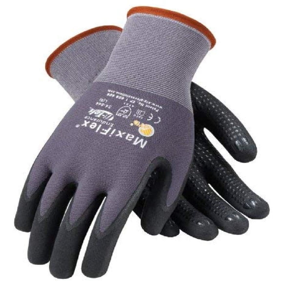 Guantes PIP MaxiFlex Endurance 34-844/L, color gris, talla grande (paquete de 12)