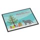 thumbnail image 1 of Felpudo Caroline's Treasures 61x91 cm Gato Navideño, 1 of 6