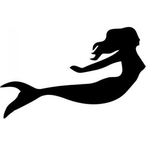 Rienda Libre Graphics - Decomural Swimming Mermaid Fairytale Fantasy Ws-15291