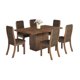 thumbnail image 1 of Juego de Comedor Mesa 6 Sillas Troia Nogal, 1 of 4