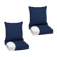 thumbnail image 1 of Juego de Cojines para Exterior Arden Foam Asiento Profundo 2 Piezas 24x24 Azul, 1 of 9