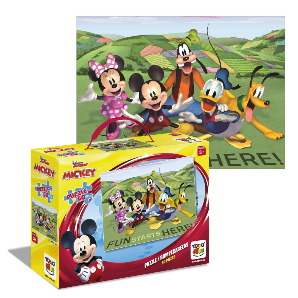 Puzzle 60 Piezas Mod Maleta Mickey - Disney | Lider