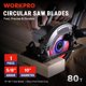 thumbnail image 2 of Hoja de sierra circular WORKPRO, 10 pulgadas, 80T, acabado ultrafino, 2 of 9