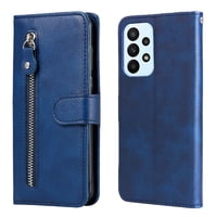 Gangxun - Funda Con Cremallera Para Samsung Galaxy M23, Carcasa Cartera De Cuero Pu Con Soporte Y Tarjetero