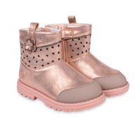 Pillin - Botín Bebé Niña Flor Damasco