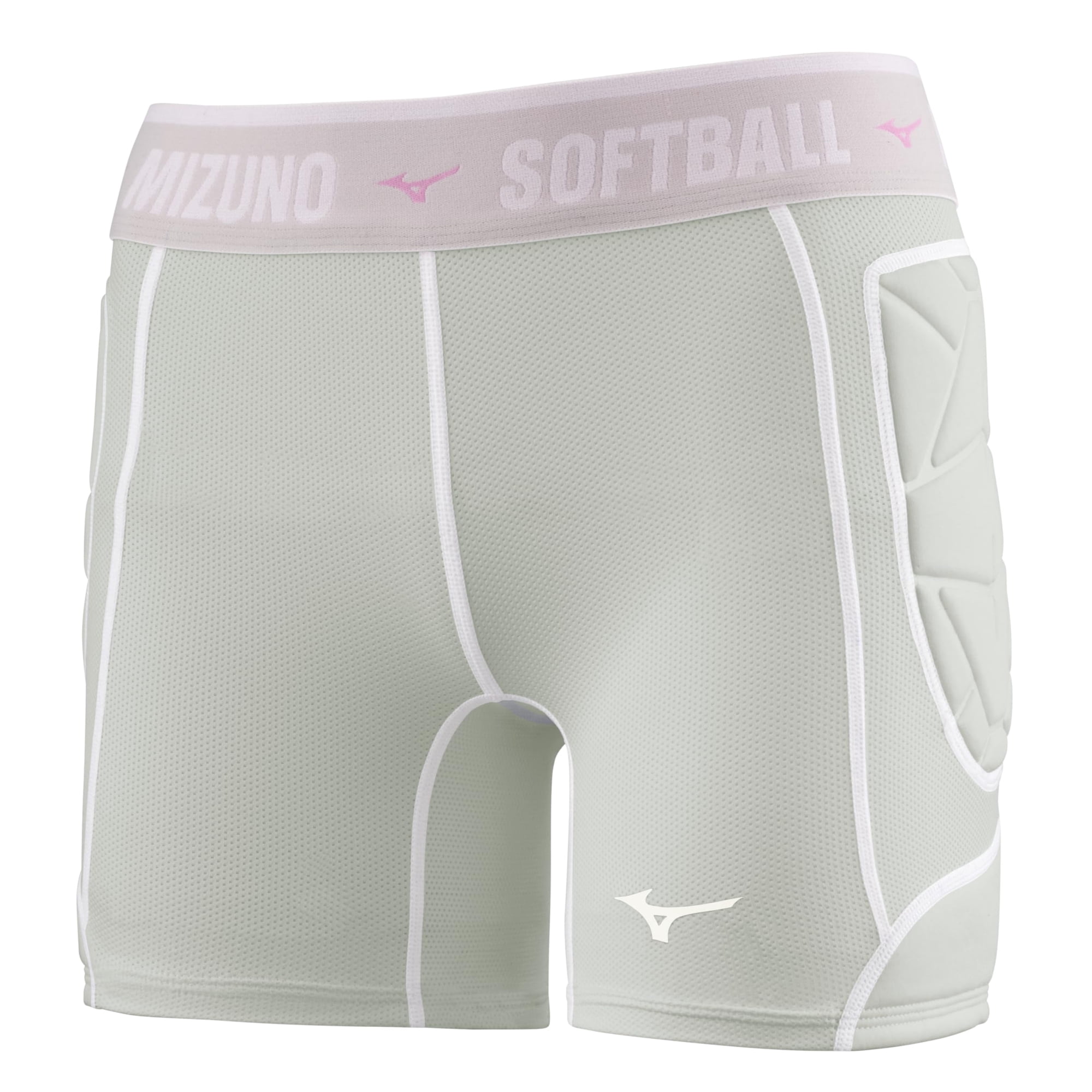 Slider Mizuno Rb Shield Estándar Para Mujer, Acolchado, Gris