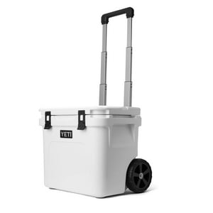 Cooler Yeti Roadie De 32 Ruedas, Color Blanco Con Cesta Para Productos Secos