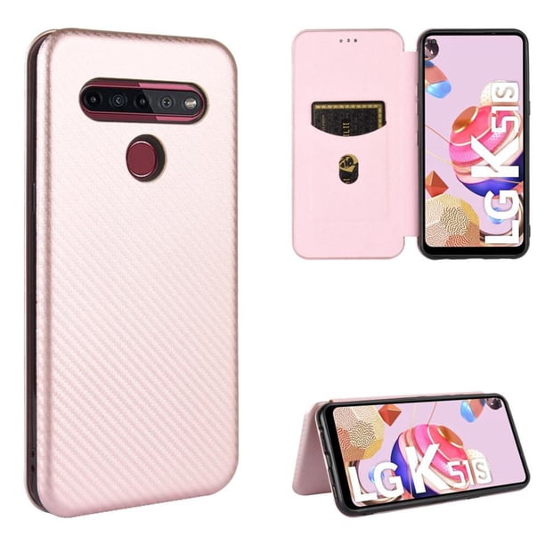 Funda Flip para FOXDOCK LG K51S - Funda magnética de negocios, funda protectora delgada