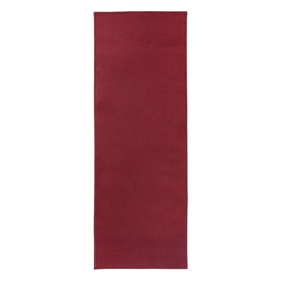 Alfombra Accent Ritz roja de 50,8 cm x 152,4 cm, no destiñe, resistente a las manchas