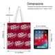 thumbnail image 5 of Dr Pepper Bolso de tela con estampado de lienzo para mujer, bolsa de compras reutilizable y estética, con cremallera interior, regalo para mujer, 35 × 40 cm., 5 of 6