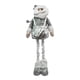 thumbnail image 1 of Pascuero Navidad Patas Largas Plateado 45 cm, 1 of 3