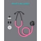 thumbnail image 3 of Estetoscopio Clairre de un solo cabezal para médicos y enfermeras, color rosa, 3 of 9