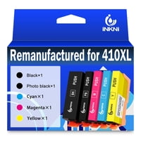 Cartucho De Tinta Inkni Remanufacturado Para Epson 410Xl, Paquete De 5 Unidades, Xp-7100