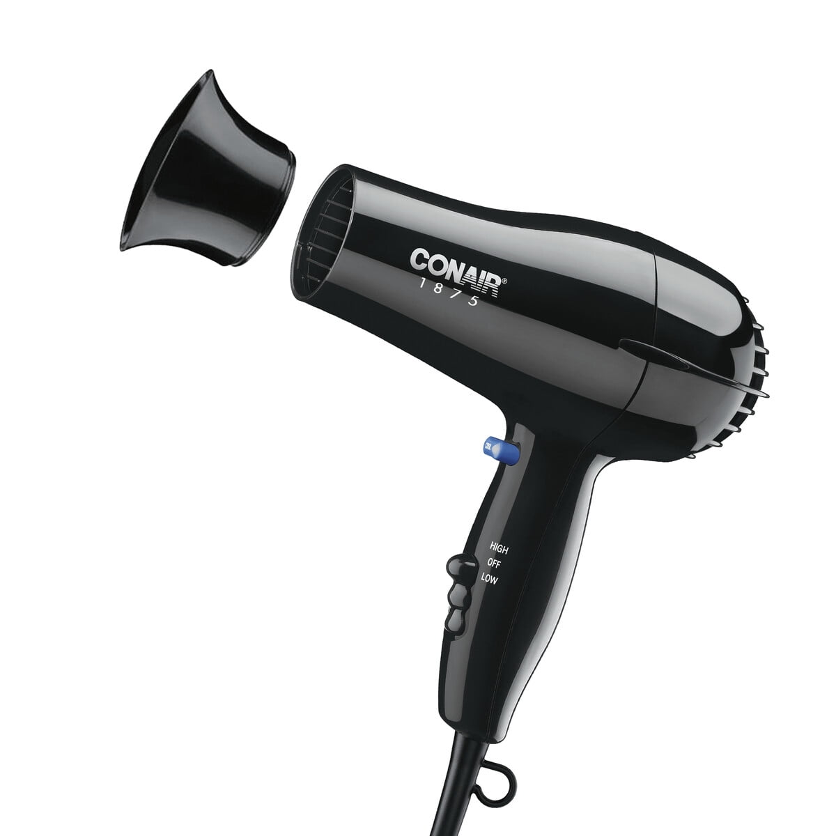Secador De Pelo Conair 1875w Compacto Negro Concentrador