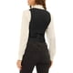 thumbnail image 3 of INSPIRE CHIC Chaleco Vintage para Mujer con Botones, Chaleco de Traje Steampunk Jacquard con Bolsillos XL Negro, 3 of 6