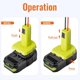 thumbnail image 2 of Adaptador de Cables de Arranque para Ryobi, Adaptador de Arranque de Batería de 18V, Cable de Refuerzo Automático, Arrancador de Batería Portátil de 12AWG 5.9FT para Arrancar Autos y Vehículos Lig..., 2 of 8