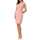 thumbnail image 2 of INSPIRE CHIC Vestido de Mujer de Imitación de Gamuza Cuello Barco Sin Mangas Vestidos de Tubo L Rosa, 2 of 6