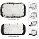 thumbnail image 3 of Trébol Negro-theme Car Rear Seat Covers Back Elastic Flexible Car Seat Covers Decorative Fits Most Cars 120x59x76cm, 3 of 6