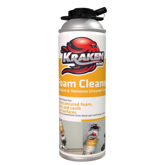 Limpiador de pistolas en aerosol Kraken Bond, espuma de poliuretano de 360 ml