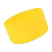 Magideal - Botellas De Agua Cubierta Inferior Accesorio De Bota De Silicona Protectora Antideslizante Para Proteger La Botella Contra Abolladuras Y Rasguños , Amarillo