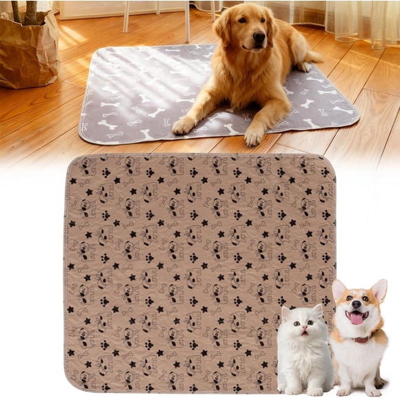 Alfombrillas absorbentes Boryaowang XL 80 cm x 90 cm Lavables y reutilizables