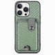 thumbnail image 2 of Funda Billetera Tejida para iPhone 16 Pro Max con Soporte y Tarjetero Verde, 2 of 5