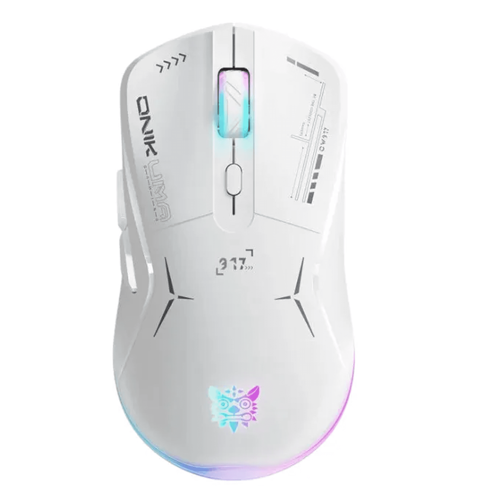 Genérico - Mouse Gamer Inalámbrico Onikuma Cw917 Blanco