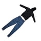 thumbnail image 4 of 1/6 Escala Hombres Sudadera Con Capucha Larga Pantalones Vaqueros Para Figuras De Acción De 12 Pulgadas, 4 of 5