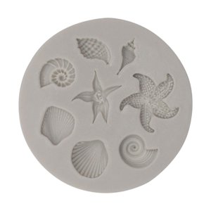 Bothyi - Molde De Silicona Temático De Mar Arte Portátil Decorativo Diy Ligero Flexible